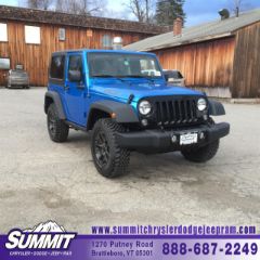 Used 2016 Jeep Wrangler Sport in Brattleboro, Vermont