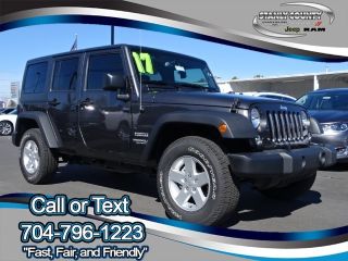 Used 2017 Jeep Wrangler Sport in Albemarle, North Carolina