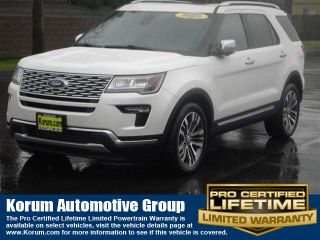 Used 2018 Ford Explorer Platinum in Puyallup, Washington