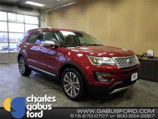 Used 2016 Ford Explorer Platinum in Des Moines, Iowa