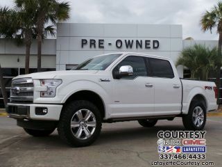 Used 2015 Ford F-150 Platinum in Lafayette, Louisiana