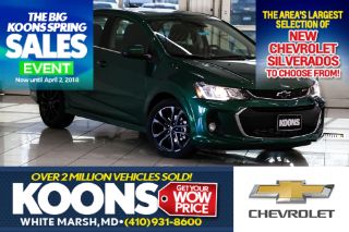 Used 2018 Chevrolet Sonic LT in White Marsh, Maryland