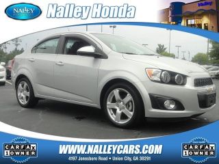 Used 2012 Chevrolet Sonic LTZ in Dallas, Georgia