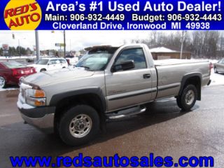 Used 2002 GMC Sierra 2500HD SL in Ironwood, Michigan