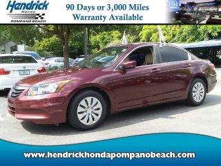 Used 2012 Honda Accord LX in Pompano Beach, Florida