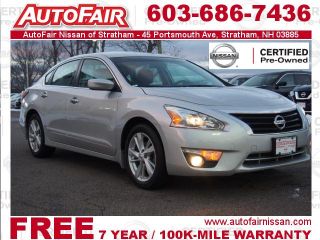 Used 2015 Nissan Altima SV in Stratham, New Hampshire