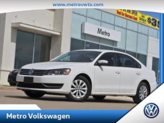 Used 2013 Volkswagen Passat S in Irving, Texas