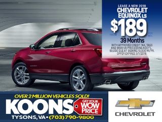 Used 2018 Chevrolet Equinox LT in Vienna, Virginia