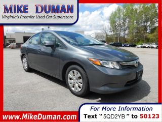 Used 2012 Honda Civic LX in Suffolk, Virginia