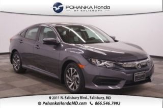 Used 2016 Honda Civic EX in Salisbury, Maryland
