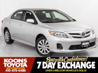 Used 2012 Toyota Corolla LE in Westminster, Maryland