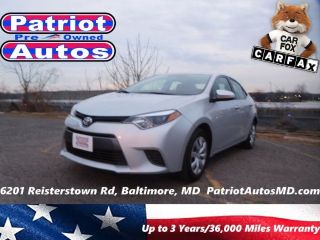 Used 2015 Toyota Corolla LE in Baltimore, Maryland