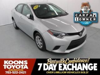 Used 2014 Toyota Corolla L in Arlington, Virginia
