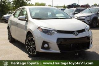 Used 2016 Toyota Corolla S in South Burlington, Vermont