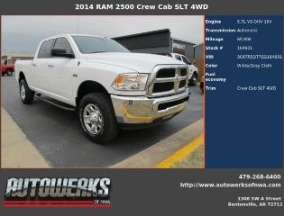 Used 2014 Ram 2500 SLT in Bentonville, Arkansas