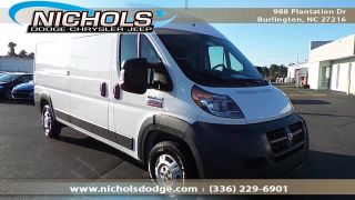 Used 2016 Ram ProMaster 2500 in Burlington, North Carolina