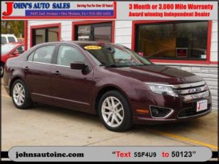 Used 2012 Ford Fusion SEL in Des Moines, Iowa