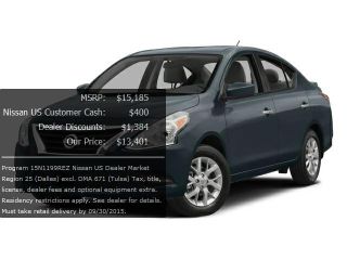Used 2015 Nissan Versa S Plus in Austin, Texas