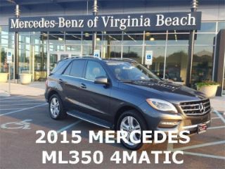 Used 2015 Mercedes-Benz ML 350 in Virginia Beach, Virginia