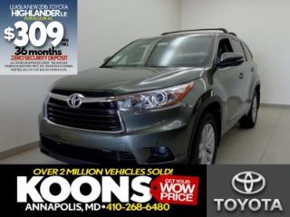 Used 2016 Toyota Highlander LE in Annapolis, Maryland