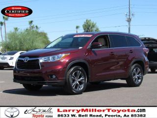Used 2016 Toyota Highlander XLE in Peoria, Arizona