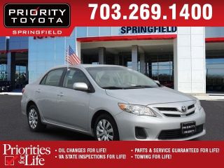 Used 2012 Toyota Corolla LE in Springfield, Virginia