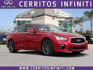 Used 2017 Infiniti Q50 Red Sport in Cerritos, California