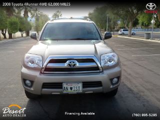 Used 2008 Toyota 4Runner in Palm Desert, California