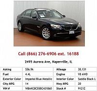 Used 2011 BMW 7 Series 750Li xDrive in Chicago, Illinois