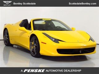 Used 2012 Ferrari 458 Italia in Salisbury, North Carolina